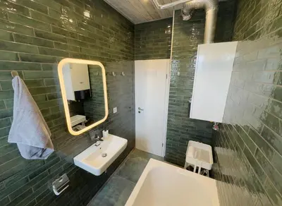 Ein Badezimmer in der Unterkunft Big apartment with Parking, 30 min to Düsseldorf