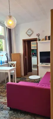 Grundriss der Unterkunft Büdchen am Rathaus-Parkplatz-Bett und Schlafcouch-EG-NETFLIX-