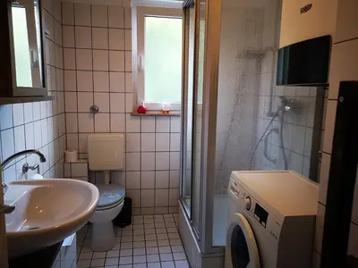 Ein Badezimmer in der Unterkunft POLAT Apartments 1