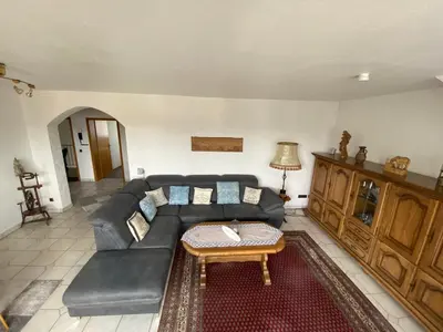 Ein Sitzbereich in der Unterkunft Apartment Anita