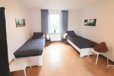 Ein Sitzbereich in der Unterkunft CosyHomes24 - Workers apartment with parking space - VE01