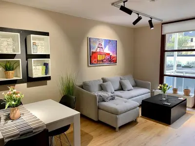 Ein Sitzbereich in der Unterkunft Kleiner Koenig - Appartement im Stadtzentrum