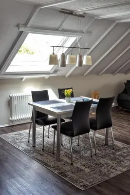 Ein Sitzbereich in der Unterkunft Ferienwohnung BEST