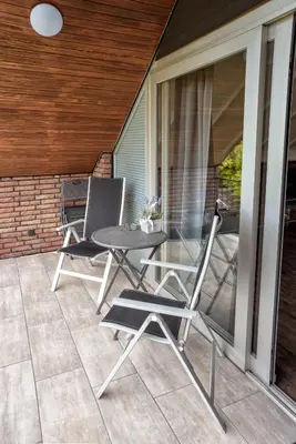 Ein Patio oder anderer Außenbereich in der Unterkunft Ferienwohnung BEST