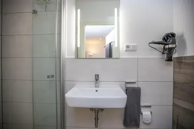 Ein Badezimmer in der Unterkunft Chillzimmer