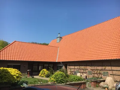 Ein Garten an der Unterkunft Hof Spöde