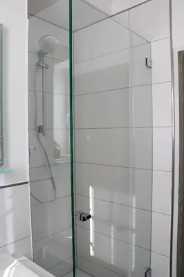 Ein Badezimmer in der Unterkunft Hof Spöde