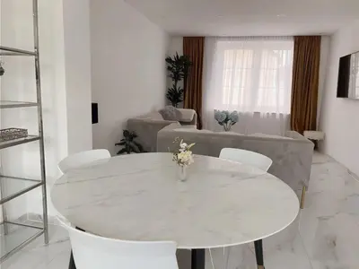 Ein Sitzbereich in der Unterkunft Luxrem-DE 1 Apartments