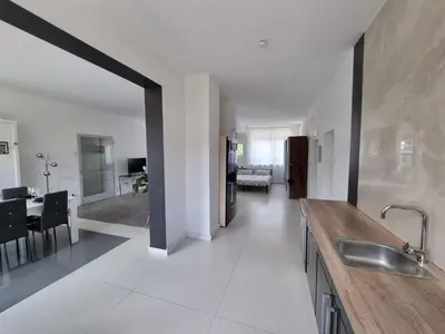 Ein Bett oder Betten in einem Zimmer der Unterkunft Schönes modernes Loft in Essen, Schaltzentrale