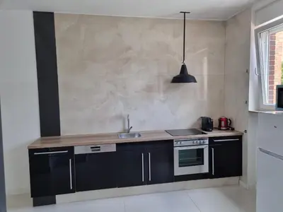 Küche/Küchenzeile in der Unterkunft Schönes modernes Loft in Essen, Schaltzentrale