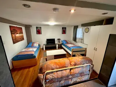 Ein Bett oder Betten in einem Zimmer der Unterkunft Monteurzimmer für 2 Person - Nähe DO-Flughafen