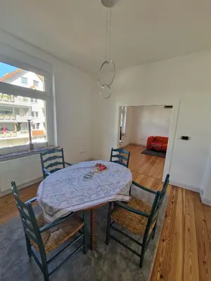 Ein Sitzbereich in der Unterkunft Stylisches Apartment in Hohenlimburg