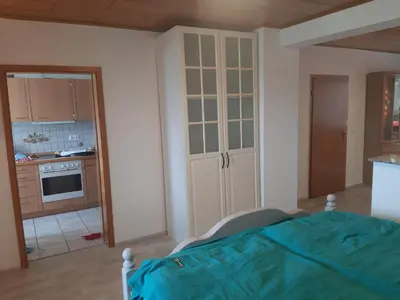 Küche/Küchenzeile in der Unterkunft Schöne Ferienwohnung