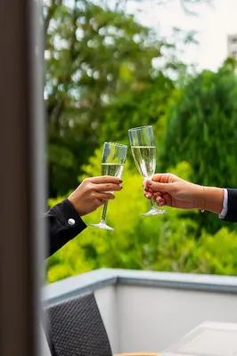 Getränke in der Unterkunft LiRo Apartments Lohscheidt Mülheim