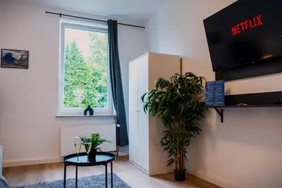 TV/Unterhaltungsangebot in der Unterkunft LiRo Apartments Lohscheidt Mülheim