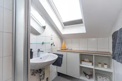 Ein Badezimmer in der Unterkunft Neue Ferienwohnung in Marl