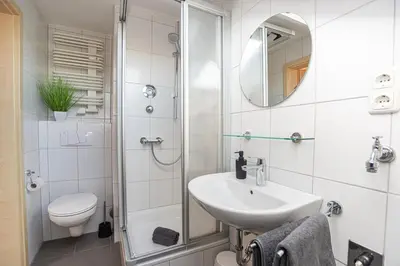 Ein Badezimmer in der Unterkunft Neue Ferienwohnung in Marl