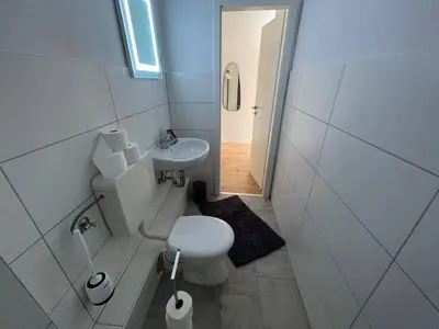 Ein Badezimmer in der Unterkunft Suite 110qm nahe Rhein
