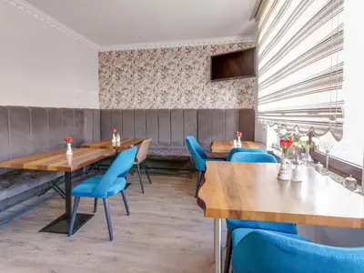 Ein Sitzbereich in der Unterkunft Oberhausen Family Retreat