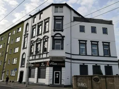Das Gebäude in dem sich die Ferienwohnung befindet