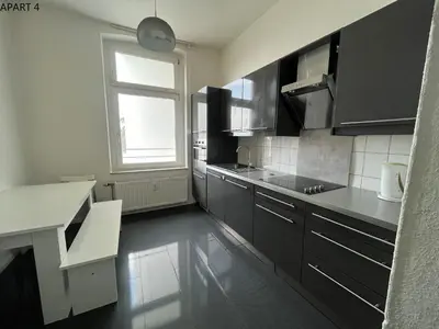 Küche/Küchenzeile in der Unterkunft Apartment in Solingen Ohligs