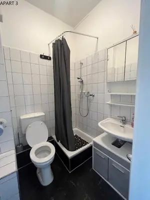Ein Badezimmer in der Unterkunft Apartment in Solingen Ohligs
