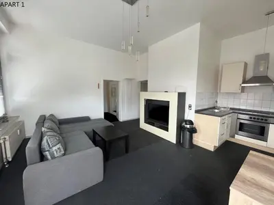 Küche/Küchenzeile in der Unterkunft Apartment in Solingen Ohligs