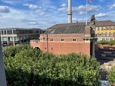 Das Gebäude in dem sich das Aparthotel befindet