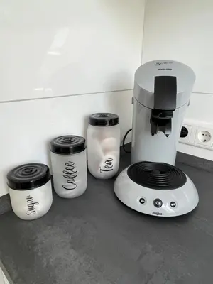 Küche/Küchenzeile in der Unterkunft Moderne Wohnung nah am Cappenberger-See, 1-4 Gäste
