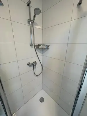 Ein Badezimmer in der Unterkunft Moderne Wohnung nah am Cappenberger-See, 1-4 Gäste