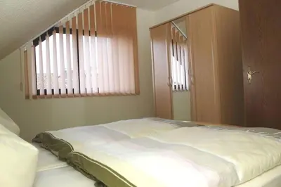 Ein Bett oder Betten in einem Zimmer der Unterkunft Oberhausener Ferienwohnung