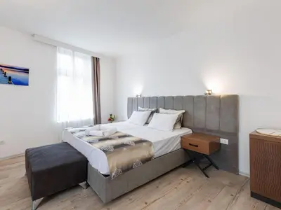 Ein Bett oder Betten in einem Zimmer der Unterkunft Cozy Haven in Oberhausen