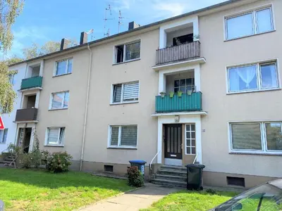 Das Gebäude in dem sich die Ferienwohnung befindet