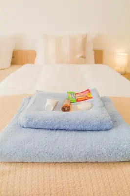 Ein Bett oder Betten in einem Zimmer der Unterkunft Ferienwohnung für 4, mitten in Solingen