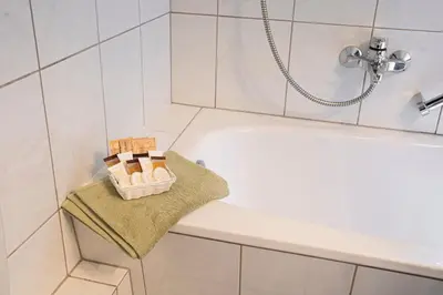Ein Badezimmer in der Unterkunft Ferienwohnung für 4, mitten in Solingen