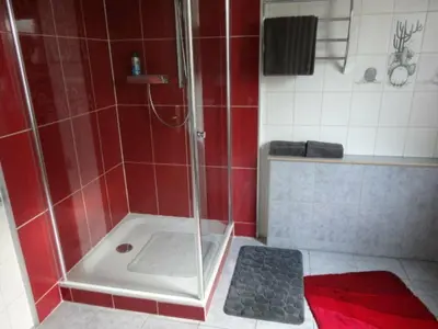 Ein Badezimmer in der Unterkunft Monteur Residenz