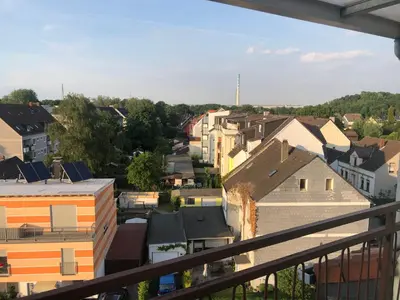 Ein Balkon oder eine Terrasse in der Unterkunft Gemütliches Apartment in Essen