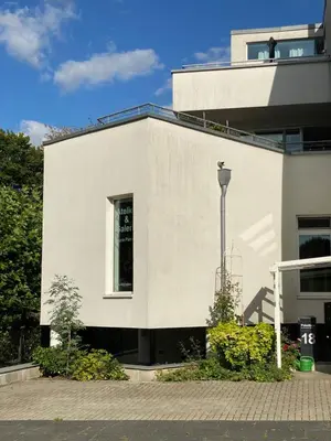 Das Gebäude in dem sich die Ferienwohnung befindet