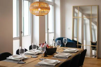 Getränke in der Unterkunft Maracoon - Loft Apartments Essen City Center