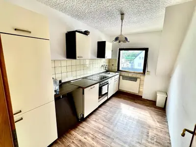 Küche/Küchenzeile in der Unterkunft Gemütliches Zimmer mit großer Terrasse Nähe Messe, Flughafen & PSD Dome