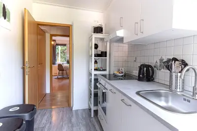 Küche/Küchenzeile in der Unterkunft Modern Apartment in Lüdenscheid