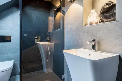 Ein Badezimmer in der Unterkunft Sellmann´s Boutique Hotel