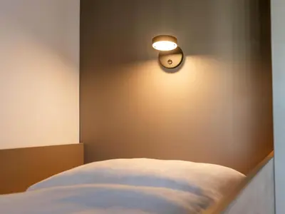 Ein Bett oder Betten in einem Zimmer der Unterkunft B&B Hotel Bochum-City