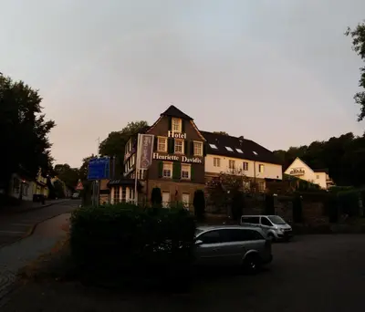 Das Gebäude in dem sich das Hotel befindet