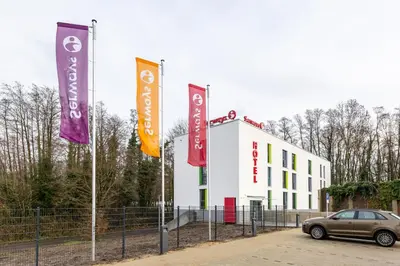 Das Gebäude in dem sich das Hotel befindet