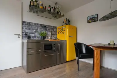 Küche/Küchenzeile in der Unterkunft Apartment Mini-Loft am Schloss