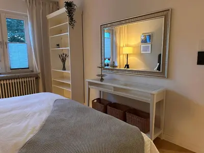 Ein Bett oder Betten in einem Zimmer der Unterkunft Wohnung in Wuppertal Elberfeld