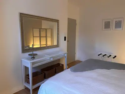 Ein Bett oder Betten in einem Zimmer der Unterkunft Wohnung in Wuppertal Elberfeld