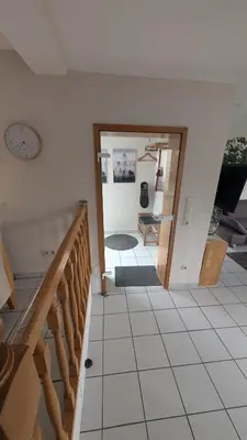 Küche/Küchenzeile in der Unterkunft SauerlandBlick Ferienwohnung