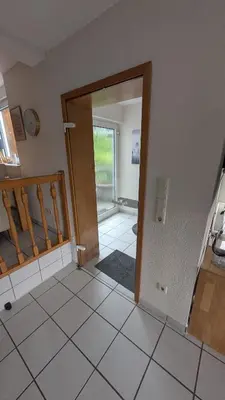 Küche/Küchenzeile in der Unterkunft SauerlandBlick Ferienwohnung